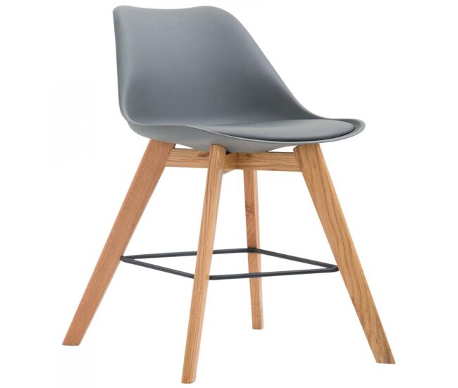 Taburete metz con estructura de plástico 112x48x56 cm