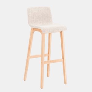 Banqueta Hoover com base de madeira 101x41x46 cm
