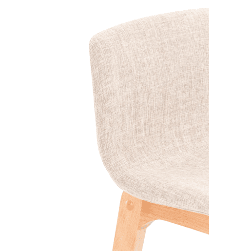 Banqueta Hoover com base de madeira 101x41x46 cm