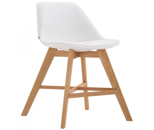 Taburete cannes en cuero sintético 112x48x56 cm