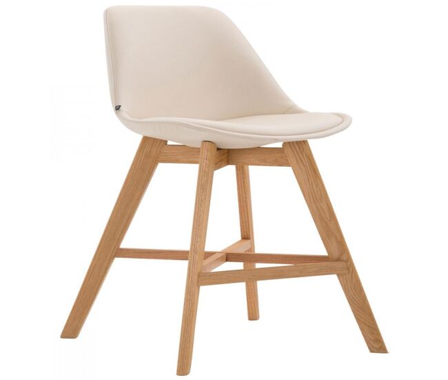 Taburete cannes en cuero sintético 112x48x56 cm