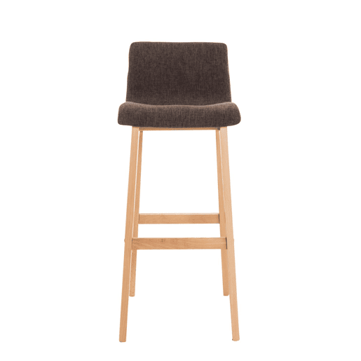 Banqueta Hoover com base de madeira 101x41x46 cm
