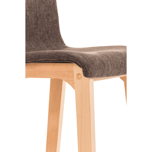 Banqueta Hoover com base de madeira 101x41x46 cm