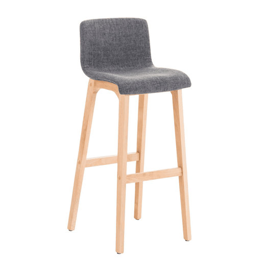 Banqueta Hoover com base de madeira 101x41x46 cm