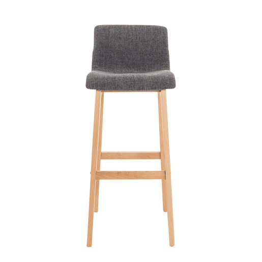 Banqueta Hoover com base de madeira 101x41x46 cm
