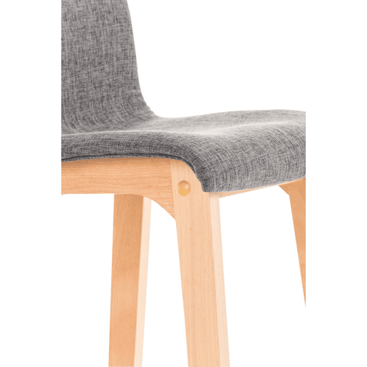 Banqueta Hoover com base de madeira 101x41x46 cm