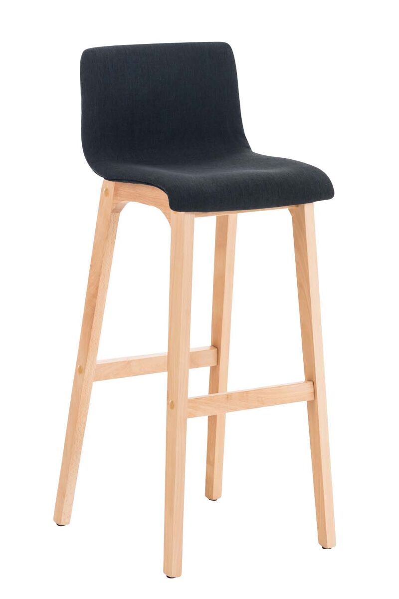 Taburete hoover con base de madera 101x41x46 cm