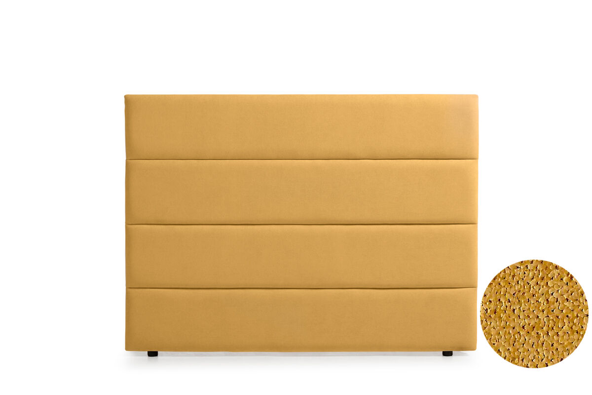 Cabecero Tapizado GENOVA Acualine 170 Mostaza