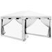 Carpa de Jardín Metal, PE Outsunny Carpa de Jardín Metal, PE Outsunny Blanco