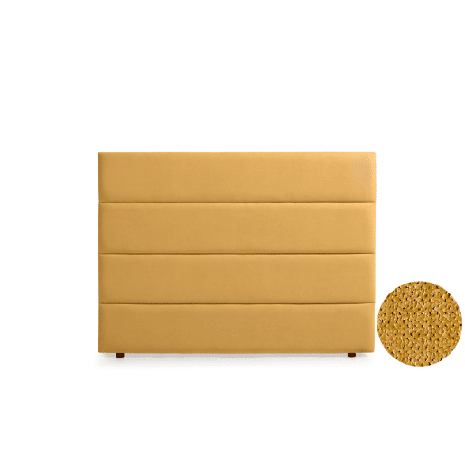 Cabeceira Estofada GENOVA Aqualine 115x120x8 cm - Fúcsia - Moonia