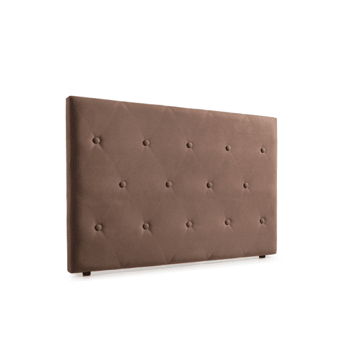 Cabeceira Estofada VENICE Aqualine 220x115x12 cm - CHOCOLATE - Moonia