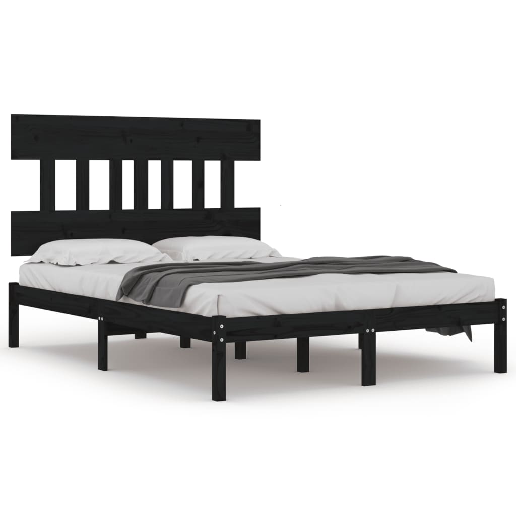 Estructura de cama 200x200 Negro