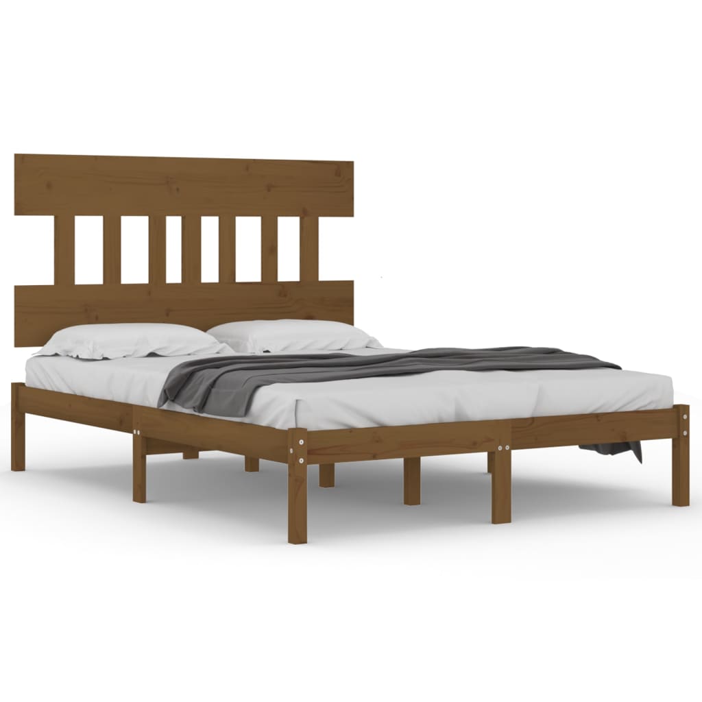 Estructura de cama 200x200 Marrón