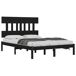 Estructura de cama 140x190 Estructura de cama 140x190 Negro