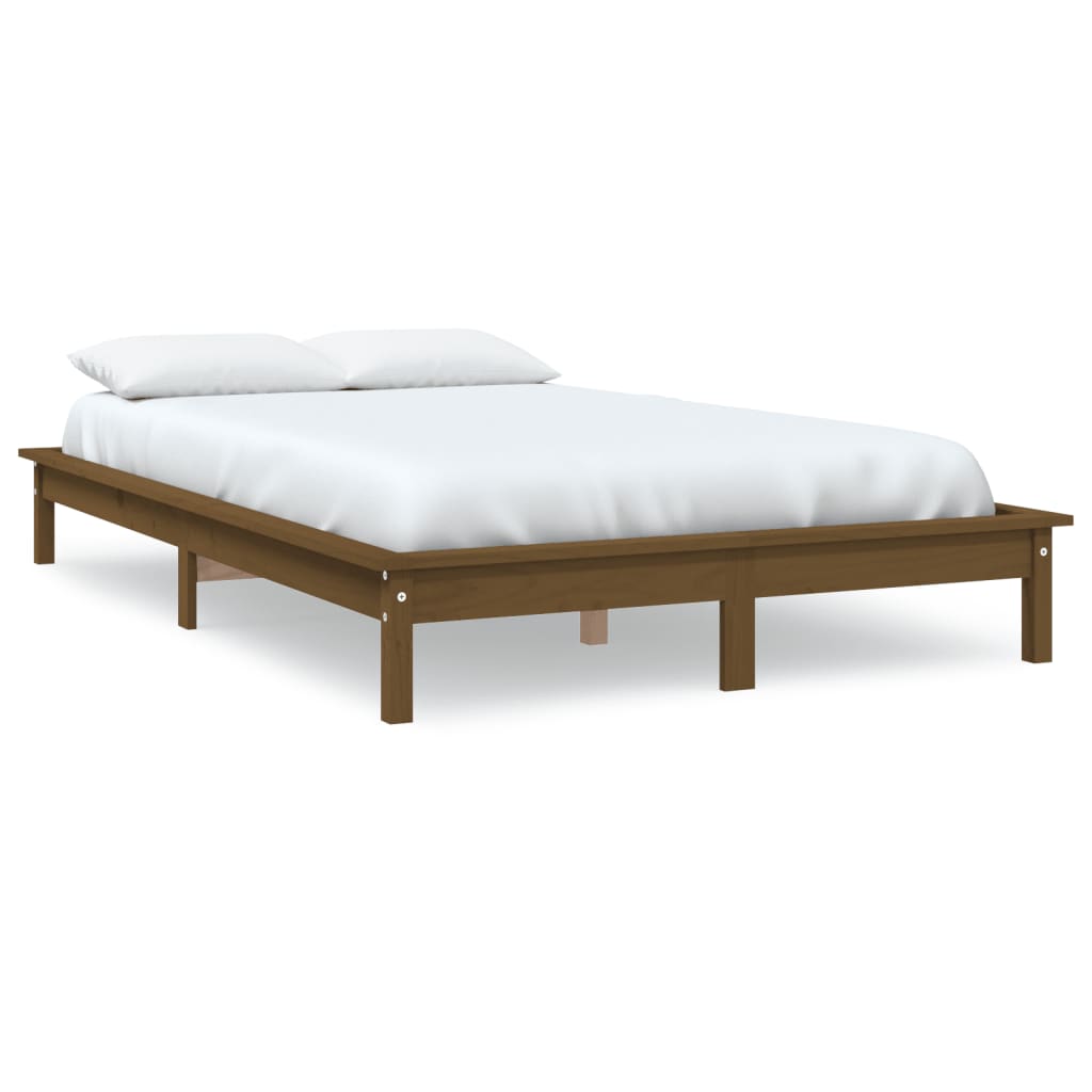 Estructura de cama 200x200 Marrón