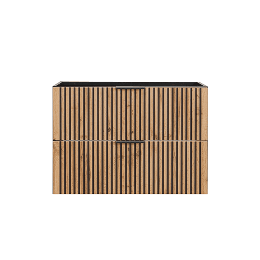 Móvel de Toucador Gaia 80cm Madeira e Preto