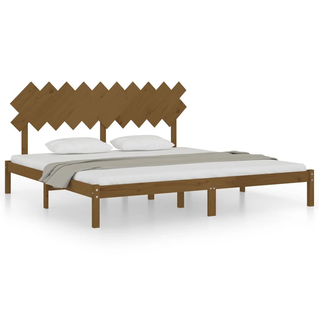 Estructura de cama 200x200 Marrón