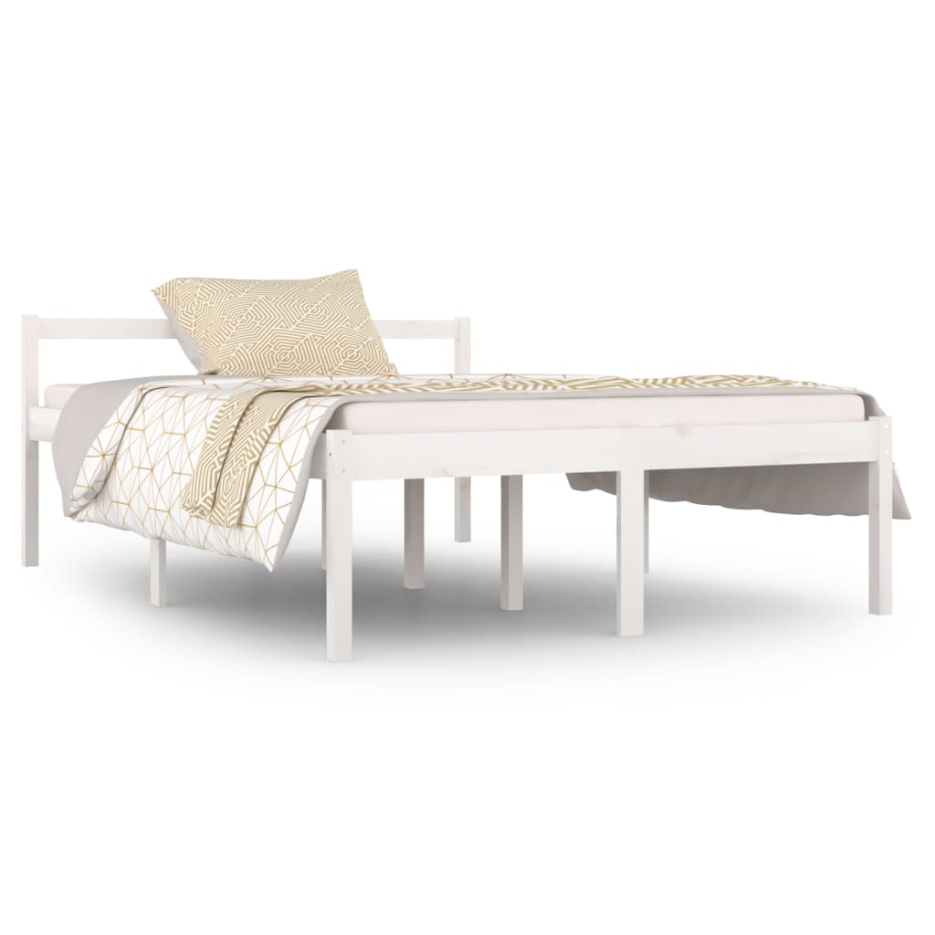 Estructura de cama 135x190 Blanco