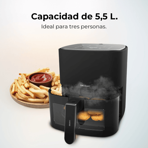 Fritadeira sem Óleo Cecotec Cecofry Fantastik Window 5500 1500 W 5,5 L