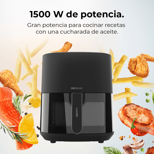 Fritadeira sem Óleo Cecotec Cecofry Fantastik Window 5500 1500 W 5,5 L