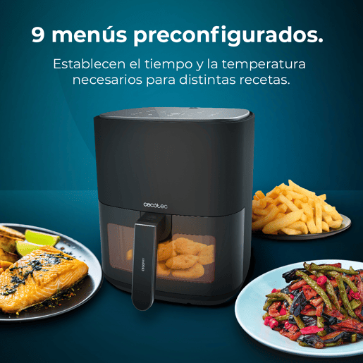 Fritadeira sem Óleo Cecotec Cecofry Fantastik Window 5500 1500 W 5,5 L