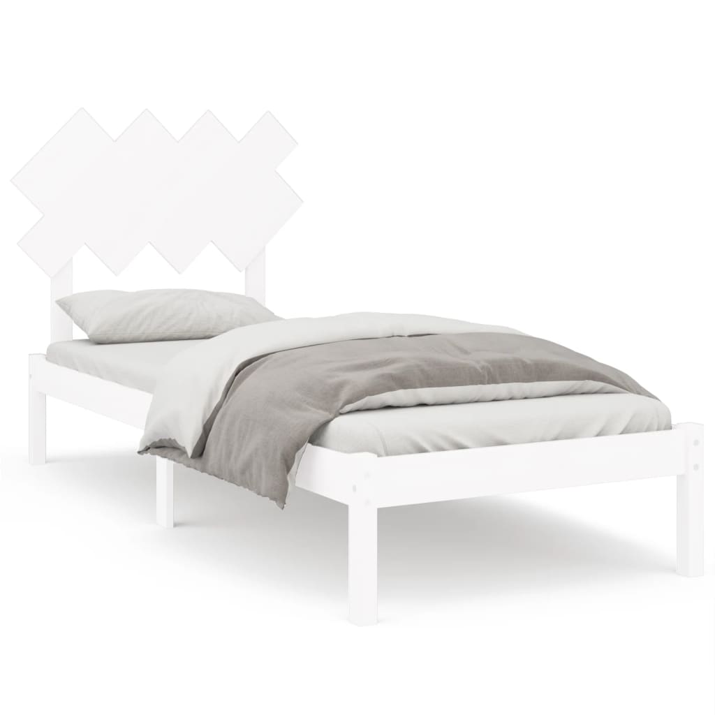 Estructura de cama 90x200 Blanco