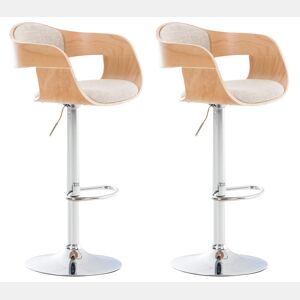 Conjunto de 2 bancos Kingston En Tela 102x50x48 cm