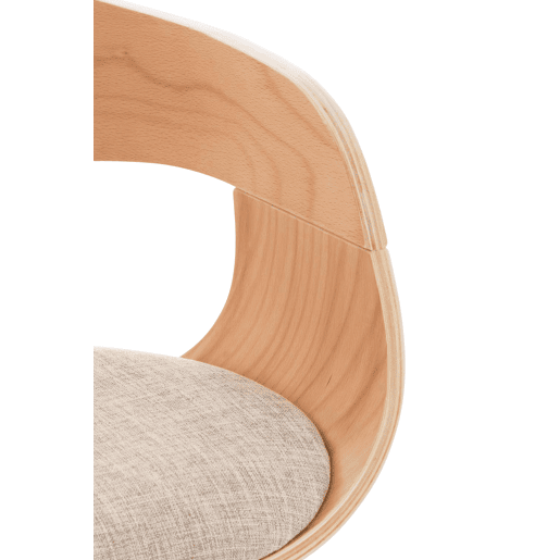 Conjunto de 2 bancos Kingston En Tela 102x50x48 cm