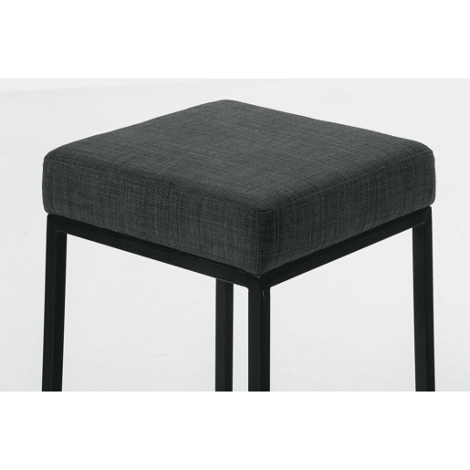 Conjunto de 2 bancos de tecido Montreal 80x37x37 cm
