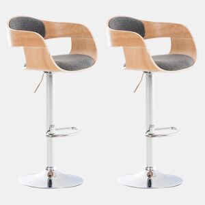 Conjunto de 2 bancos Kingston En Tela 102x50x48 cm