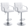 Conjunto de 2 bancos de bar - Lucy V2 - Pele Simil 112x54x46 cm
