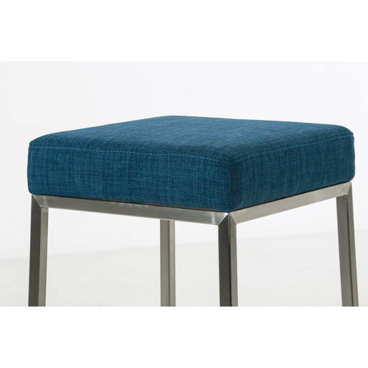 Conjunto de 2 bancos de tecido Montreal 80x37x37 cm