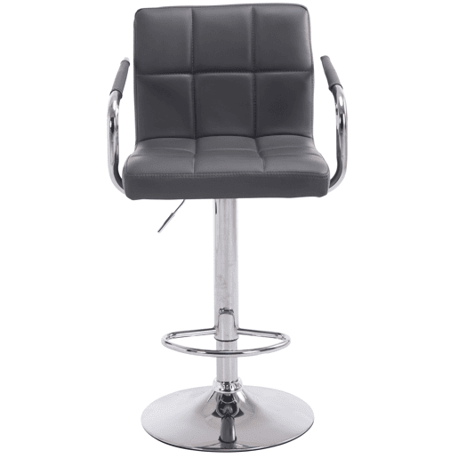 Conjunto de 2 bancos de bar - Lucy V2 - Pele Simil 112x54x46 cm