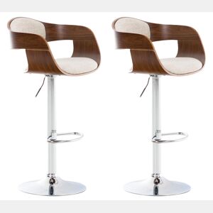 Conjunto de 2 bancos Kingston En Tela 102x58x48 cm