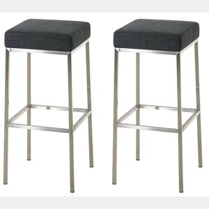 Conjunto de 2 bancos de pano Montreal 85x37x37 cm