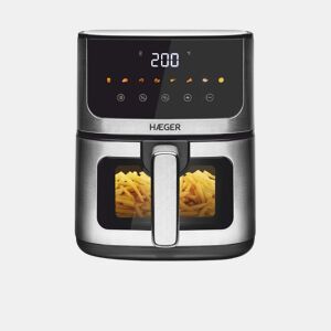 Fritadeira sem Óleo Digital HAEGER Magic Window - 4.7 L, 8 Programas, Ecrã Digital,1200W