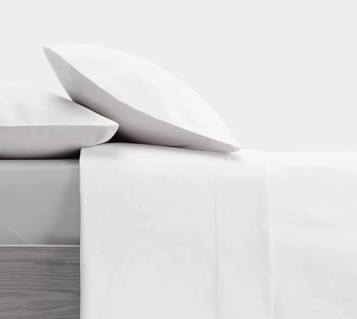 Juego de sábanas liso design blanco cama de 150/160cm donegal collections