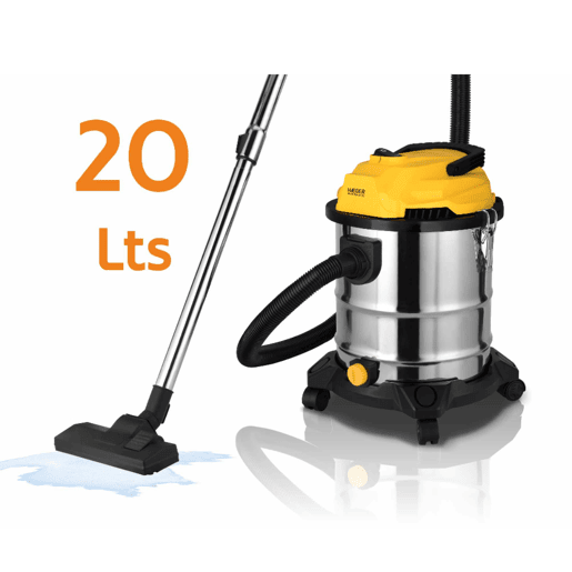 Aspirador de sólidos e líquidos HAEGER Work Force 20 - Em Inox 1200W 20L