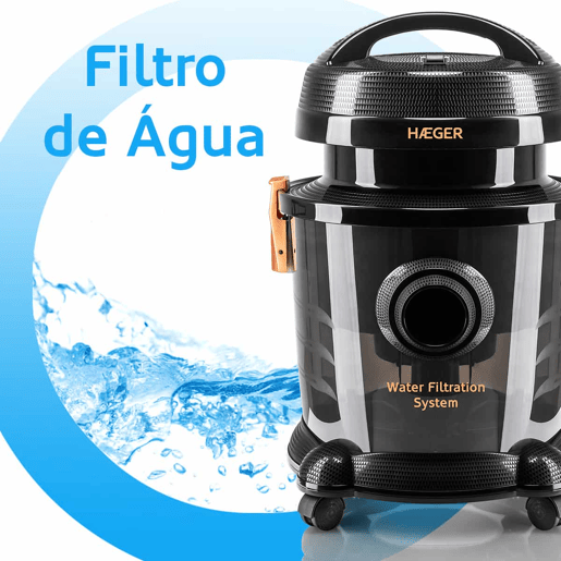 Aspirador com filtro de água HAEGER Aquaclean 1200
