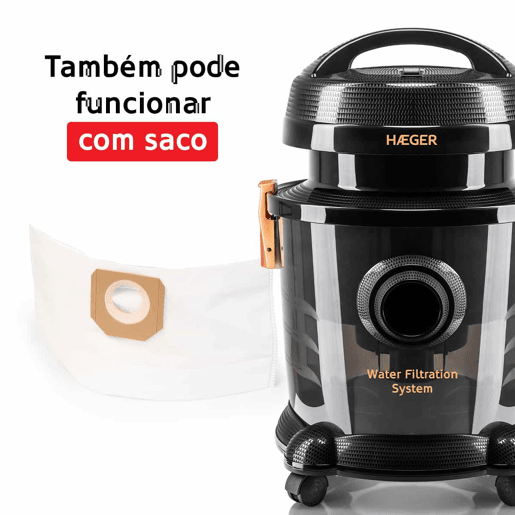 Aspirador com filtro de água HAEGER Aquaclean 1200