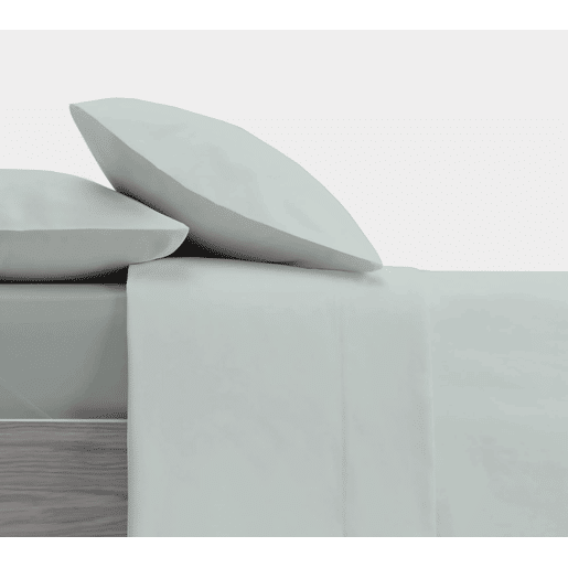 Conjunto de lençóis de design verde liso para cama de 150160 cm Donegal Collections