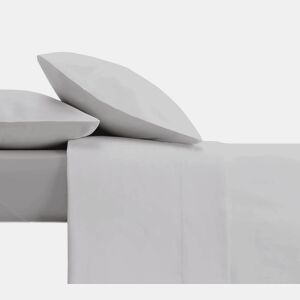 Conjunto de lençóis de design pérola liso para cama de 105 cm Donegal Collections