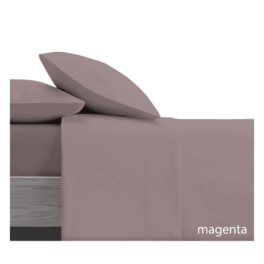 Conjunto de lençóis de design lilás liso para cama de 135140 cm Donegal Collections