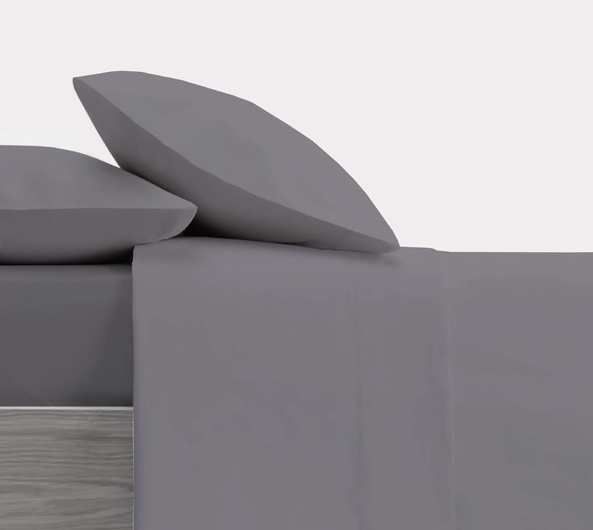 Juego de sábanas liso design ceniza cama de 105cm donegal collections