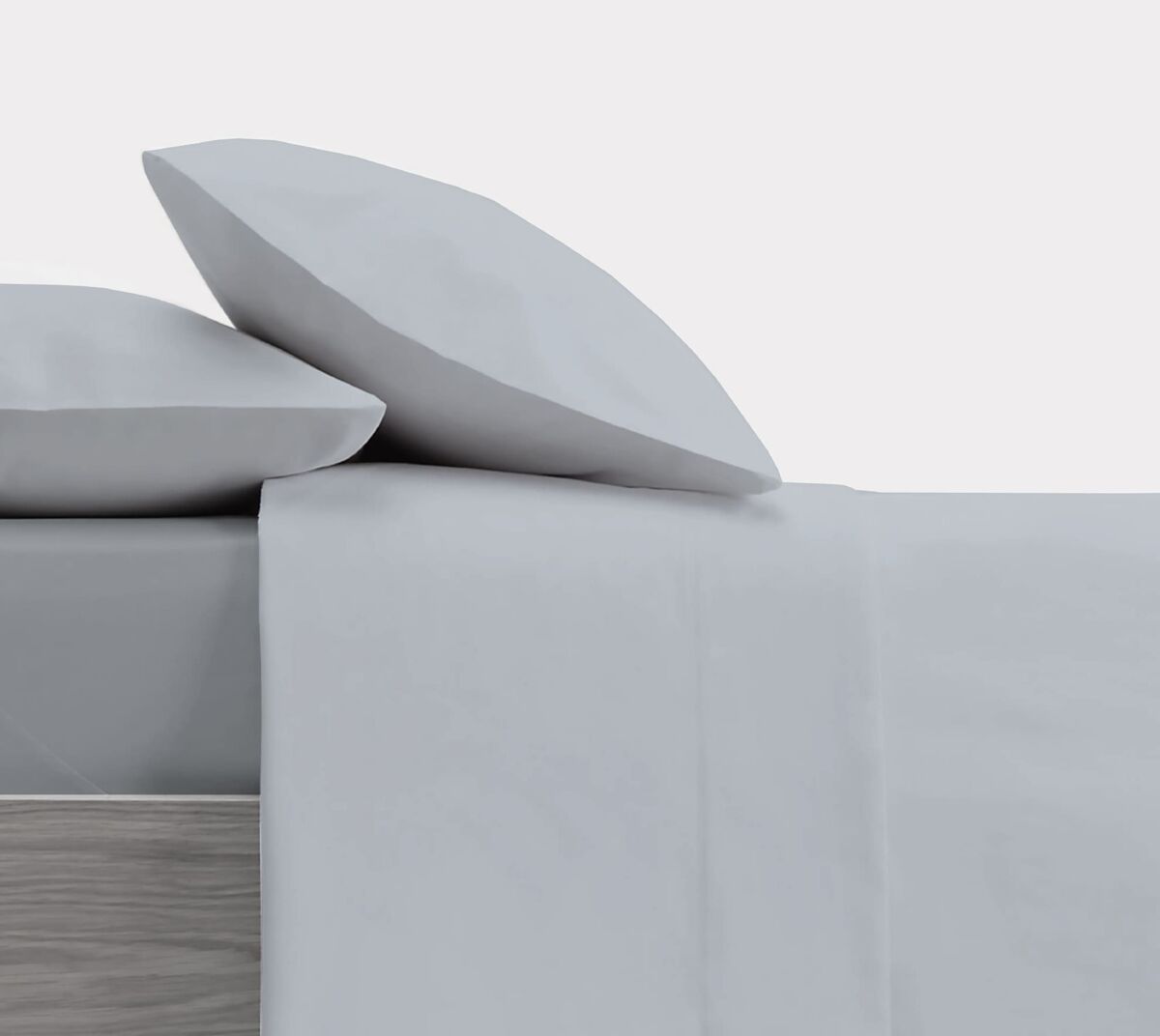Juego de sábanas liso design azul cielo cama de 150cm donegal collections