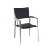 Beliani Conjunto de comedor COSOLETO/GROSSETO Beliani Conjunto de comedor COSOLETO/GROSSETO Negro/ Gris