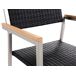 Beliani Conjunto de comedor COSOLETO/GROSSETO Beliani Conjunto de comedor COSOLETO/GROSSETO Negro/ Gris