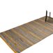 Alfombra de yute con detalles de algodón Palena 180x240 Alfombra de yute con detalles de algodón Palena 180x240 Amarillo