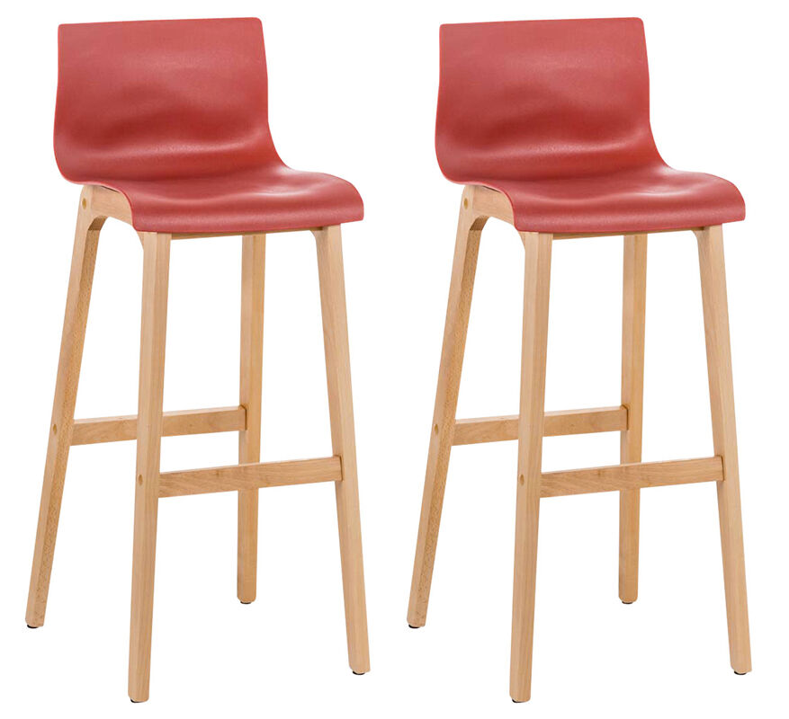 Set de 2 taburetes hoover  ~  asiento de polipropileno 101x41x46 cm