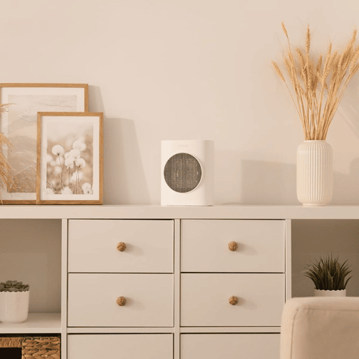 Cecotec Aquecedor cerâmico de mesa com 1500 W, ecrã digital, termóstato ajustável e 3 modos de funcionamento.